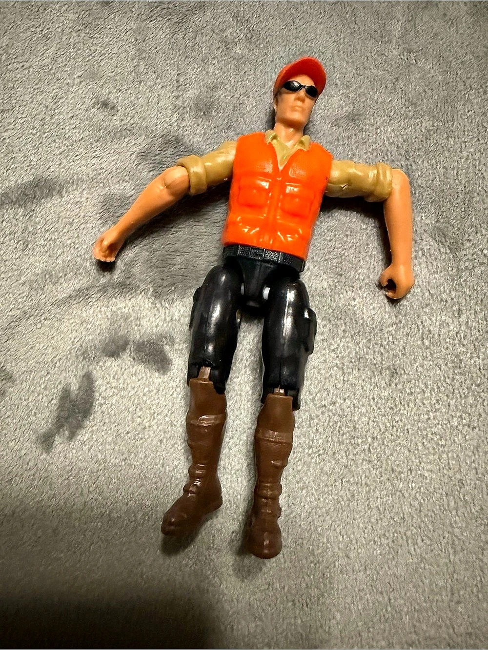 Action Figure Orange & Brown